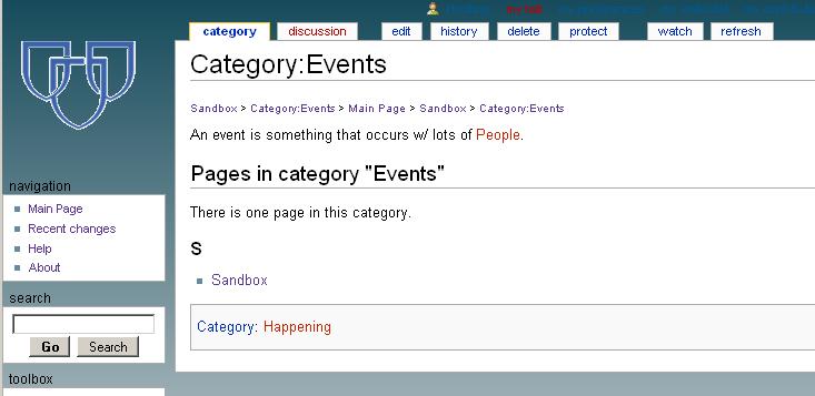 Semantic MediaWiki Events?