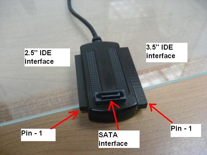 Instructions for inland 8412 USB to IDE/SATA adapter. 1 The included CD is ONLY used for Windows 98se. If you are running any newer system (including Vista and Mac,) then you don t need the CD.