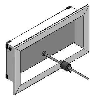 The location of this component is crosswise to the impelled air direction and next to the air handler, as shown in the following figures: Fig. 9 - Correct placement of the Bypass Damper Fig.
