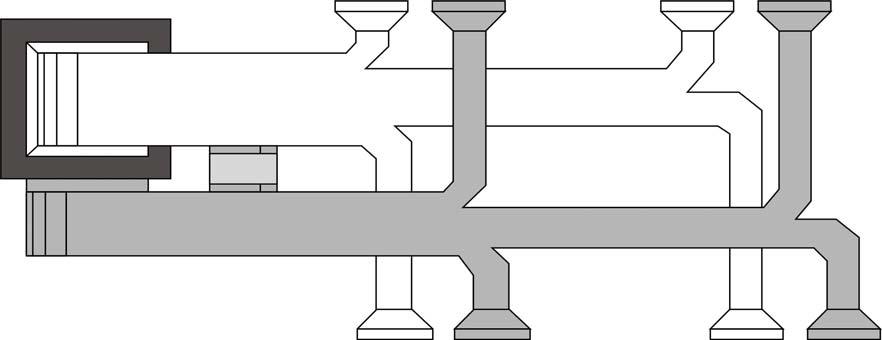 The placement of this component is crosswise to the impelled air flow as shown in the following figure. AC Unit Supply Duct Return Duct Ducted Bypass Damper Fig.