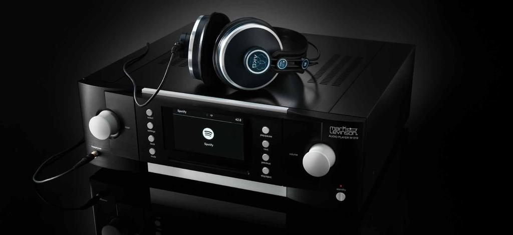 MAIN DRIVE HEADPHONE For intimate listening, the Audio Player includes a front-panel headphone connector driven by Mark Levinson s proprietary Main Drive circuitry.