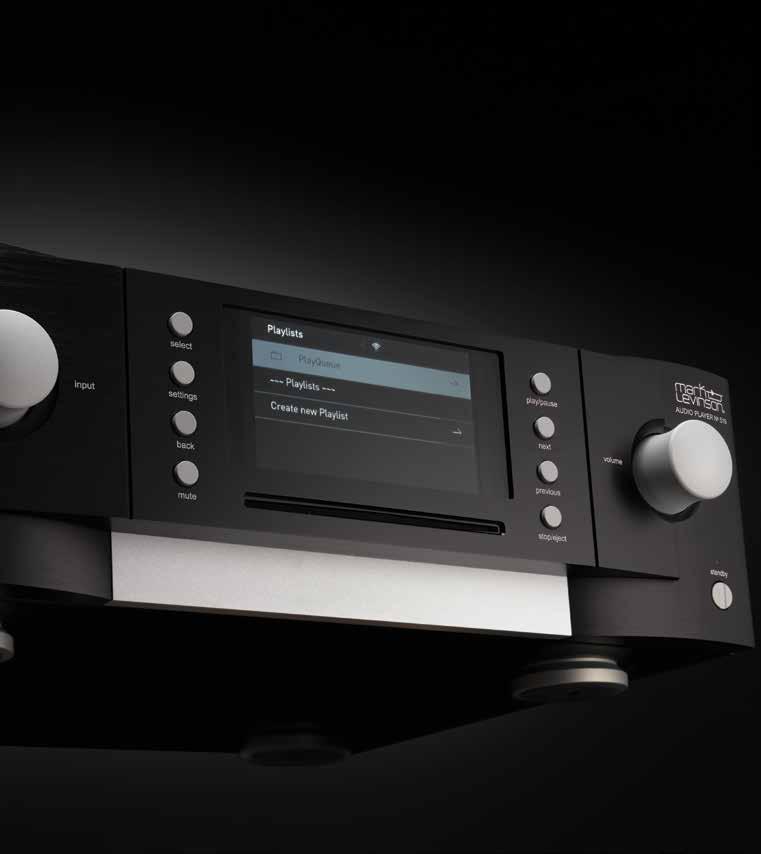 STREAMING AUDIO PLAYBACK The N o_ 519 Audio Player includes Ethernet and Wi-Fi connectivity to access a wealth of online streaming content including MQA, CD-quality and lossless audio.