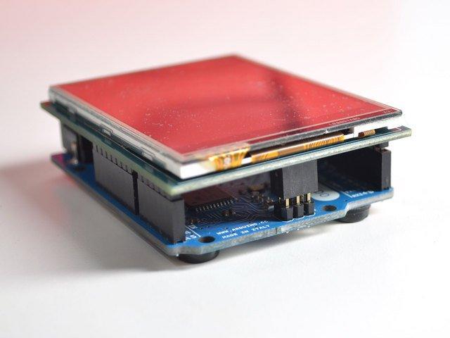 With this mod, the shield uses the ICSP header for data so make sure your duino (or stack of shields) has a ICSP