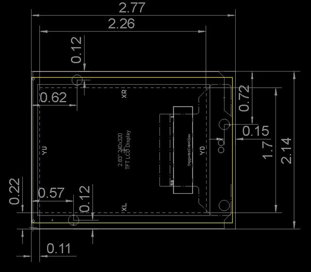 Schematic of the v2 Capacitive touchscreen Adafruit Industries