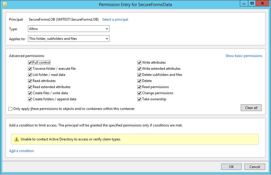 enforces the NFS folder permissions, which you can manage and structure according to your organization's needs.