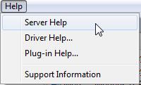 Page 7 of 17 Help Files The TOP Server installs two different types of help files- the server help file and the specific driver help files.