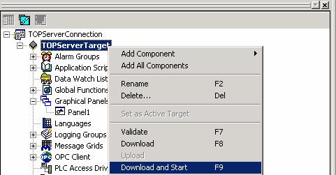 Page 16 of 16 To run and test your project, right click on the target in the Project view and select