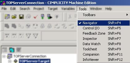 Page 6 of 16 Configuring Servers and Tags in Cimplicity Start by creating a new project.