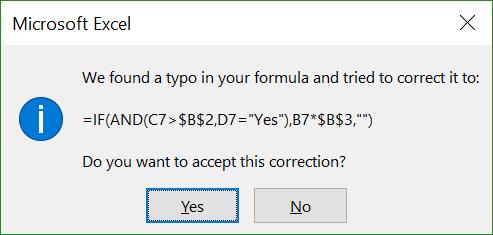 Excel will now display the arguments for the IF function underneath the cell, or the formula bar. The logical_test argument is bolded because that is the first argument in the function.