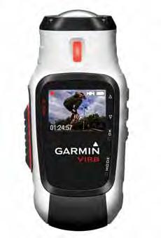 The camera weighs 175 grams and is supplied with extensive accessories that enable you to firmly lock the Garmin VIRB Elite in position just about anywhere to shoot all your