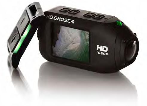 Helmet Cameras 1447 Drift HD Ghost helmet camera *Action camera* The Drift HD Ghost is one of the best and most state-of-the-art helmet-mounted action cameras.