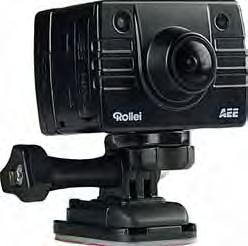 1436 Helmet camera Rollei Bullet 5S 1080p *Action camera / Motorbike Edition* The Rollei Actioncam 5S with TFT screen is a highly compact top class helmet camera with a robust housing, lots of