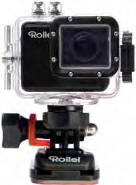 Helmet Cameras 1437 NEW Rollei S-50 WiFi helmet camera, *standard edition*, black The Rollei Actioncam S-50 WiFi is an extremely compact, top-class helmet camera with a robust, waterproof housing,