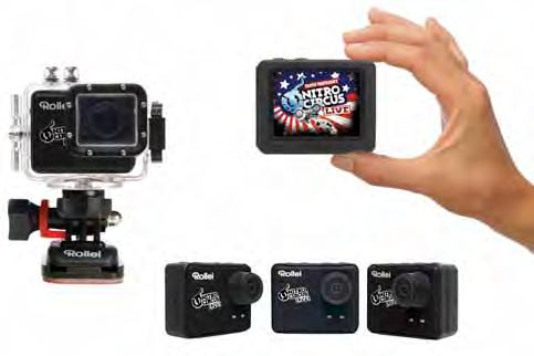 1438 NEW Rollei S-50 WiFi helmet camera, *Nitro Circus Live limited edition*, black The Rollei Actioncam S-50 WiFi Nitro Circus Live limited edition was specially developed for motorcyclists and