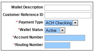 Select Add Customer to finalize this customer addition. User is prompted to add Wallet.