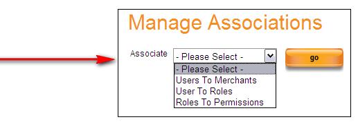 How to Manage Associations Step 1: Select the Association type (in most cases, the Associate type will default based on the screen from which the user is