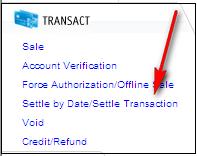 menu. Issue Credit / Refund will allow a refund to be issued against the transaction being viewed. Void will allow user to cancel a transaction which was just processed or has not been settled.