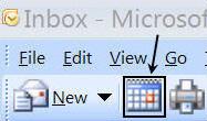 page 7 Create icons on your Outlook toolbar. As another option to speed keys, configure your toolbar for frequent menu selections. Go to View > Toolbars > Customize.