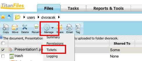 Uploading your file Click on the Upload button on the right hand side of the toolbar That will open a