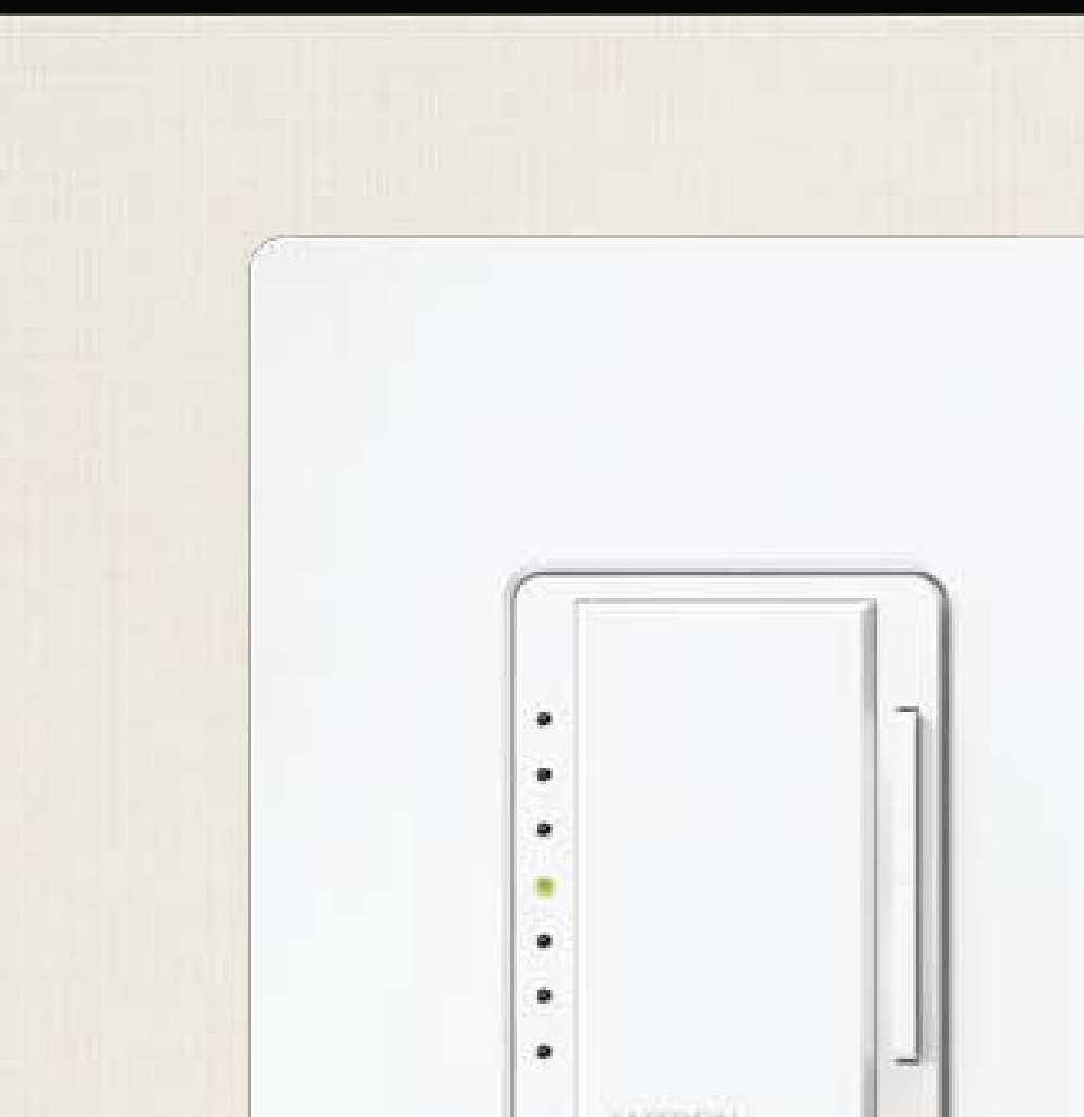 6 mm) profile Product family features Available as a dimmer or switch
