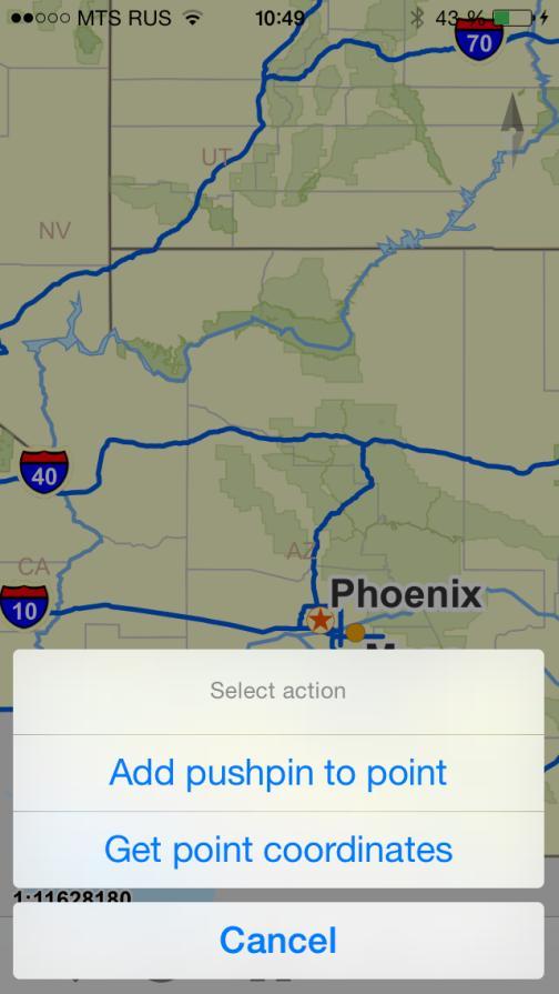 8.1 Adding pushpins There are several methods of adding pushpins to your map: - Adding pushpins on the map.