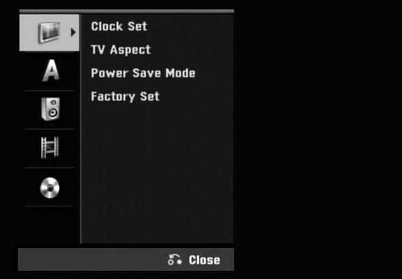 Initial Settings General Settings In this menu system, there are several ways to customize the settings provided.
