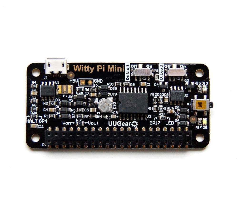 Witty Pi Mini Realtime Clock and Power Management for Raspberry Pi User
