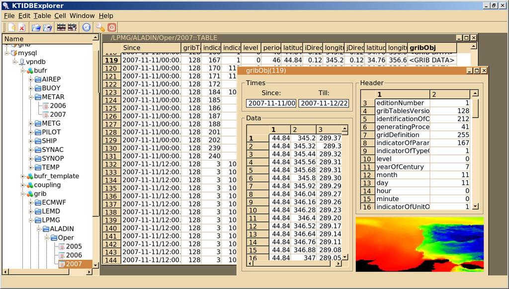 Viewing GRIB data Previewing a 2m Temperature GRIB on the TIDB2 Server.