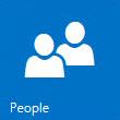 People (Contacts) People consist of 3 categories: - My contacts o Displayed FirstName LastName o Can select sort order - Directory o Displayed LastName, FirstName o By default, sorted by last name -
