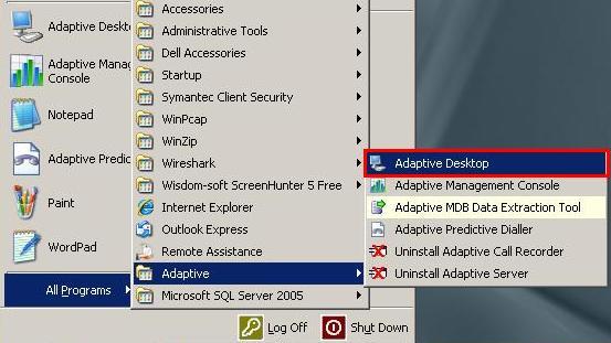 7.4. Configure Adaptive Desktop