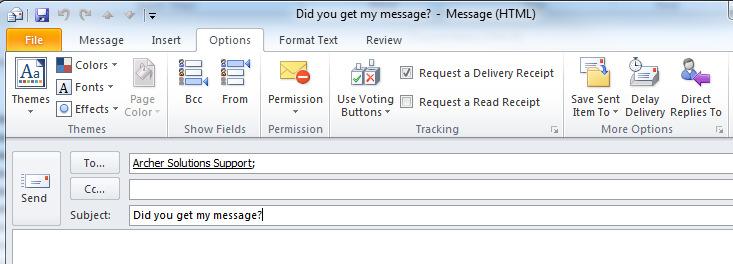 MANAGING YOUR : CHECK YOUR SENT ITEMS NEVER SEND OR CC YOURSELF, HOW TO USE RETURN RECEIPTS By default, whenever you send an email in Outlook or Webmail (Outlook Web Access), a copy of this email is