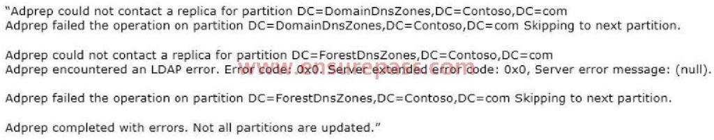 DC1 and DC2 have the DNS Server role installed and are authoritative for both contoso.com and child.contoso.com. The child.contoso.com domain contains a server named serverl.child.contoso.com that runs Windows Server 2012.