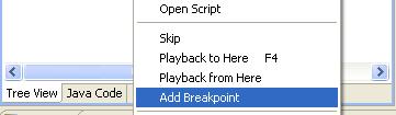 features such as: Add Breakpoint from Tree View