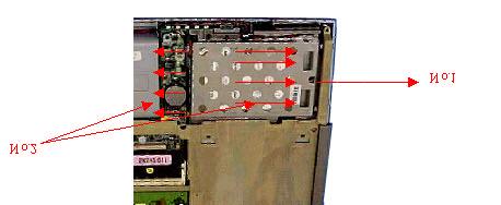 HDD MODULE HDD MODULE HDD Module The illustrations below show how to remove the HDD module from the notebook. Removing HDD Module 1.
