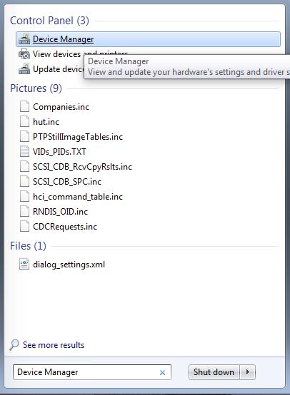 Appendix A - How to determine COM port Figure 68. Device manager 2. In the Device Manager, expand the Ports (COM & LPT) section to view the available ports.