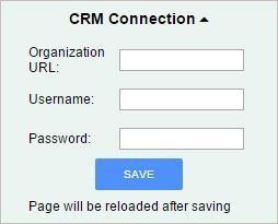 Configuring Dynamics CRM Integration for Gmail CRM Connection Anytime you can change your CRM Connection on the settings tab.