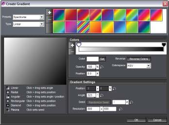 Chapter 24: Special Composition Tools Gradients Gradients are a powerful feature of ProShow Producer.