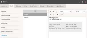 How to setup autoresponder To setup autoresponder go to WebClient settings (My detail/options/mail/ Autoresponder).