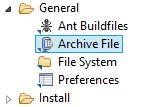 Make sure the project folder is highlighted,