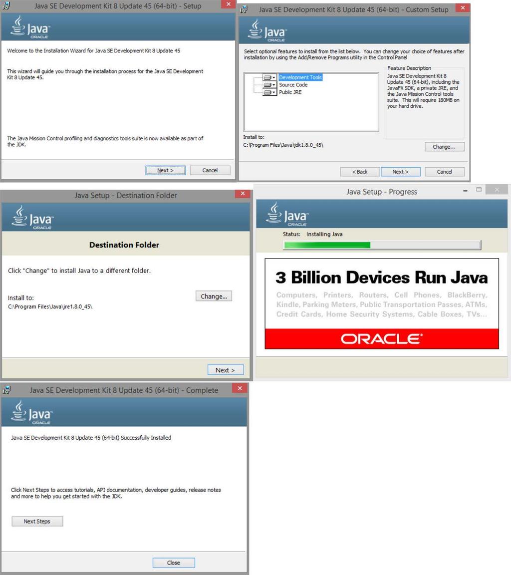 Part 2 Installing Java and Eclipse Windows: Regardless whether you picked 32-bit or 64-bit, the instructions are the same. Now that you have the files, go ahead and install them.