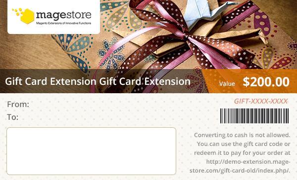There are 3 default Gift Card templates with 3 different design styles for you to select: Default template 1: picture aligns with the left of Gift Card Default