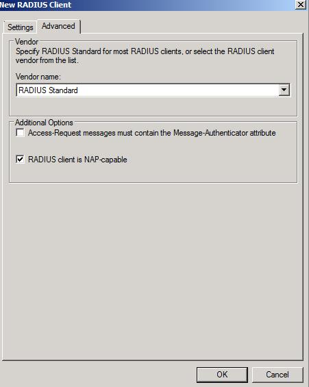 Figure 6: Don t forget to enable the option that the RADIUS client is NAP-capable Configure the Windows Security Health