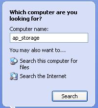 2.3.2 Searching the computers Open My Computer on the desktop menu, and use the Search function to search