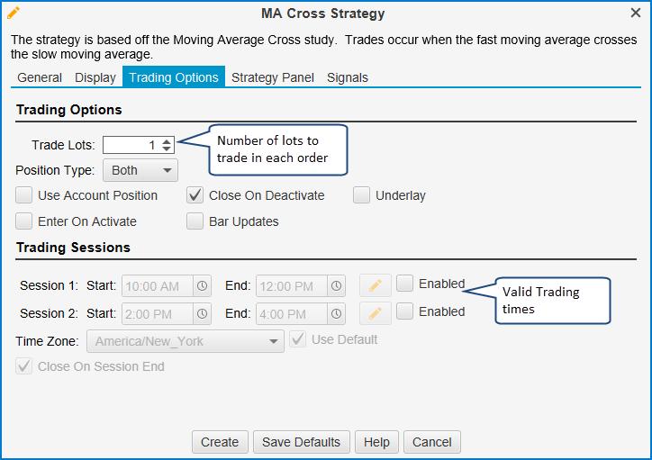 4. Enter On Activate If enabled the strategy will create an initial position when you activate the strategy 5.