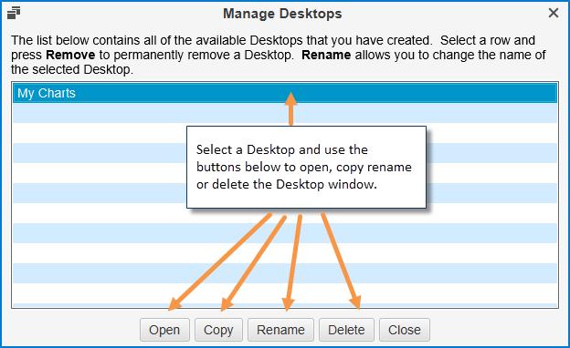 Manage Desktops Dialog 5.