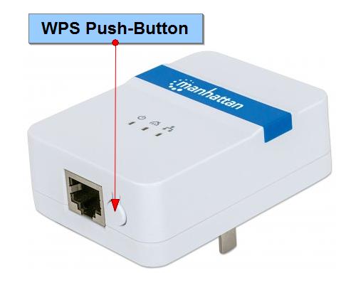 Step 4: Within two minutes of performing Step 3, press the WPS button on the wireless range extender for two seconds. This action will trigger the WPS connection process.