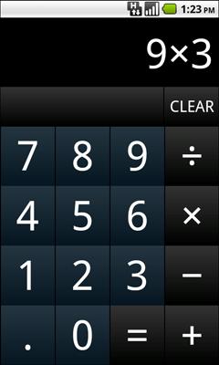 300 Calculator Using the Calculator Use Calculator to solve math problems. To open and use the Calculator S Touch the Calculator icon on the Home screen or in the Launcher.