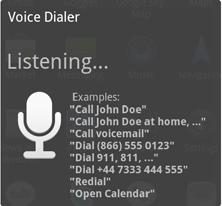 90 Placing and receiving calls Dialing by voice You can use the Voice Dialer application to place a phone call by speaking the name of a contact or a phone number.
