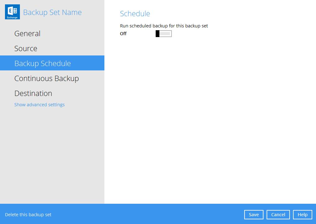 Configure Backup Schedule for Automated Backup Setting up on CloudBacko Pro 1.