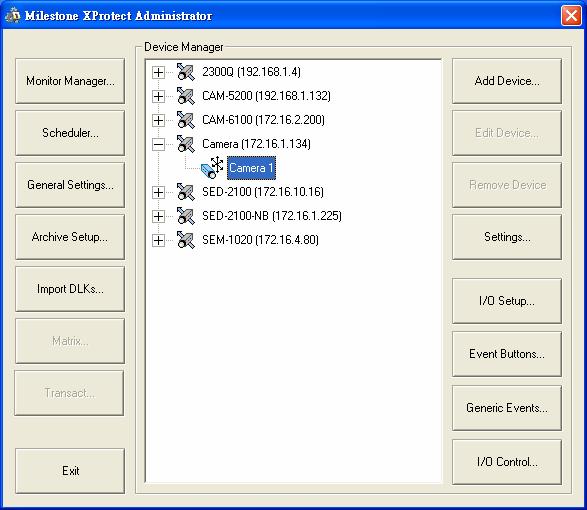 Step 4: Select the IP Speed Dome 1. Double click Administrator on Desktop. 2.